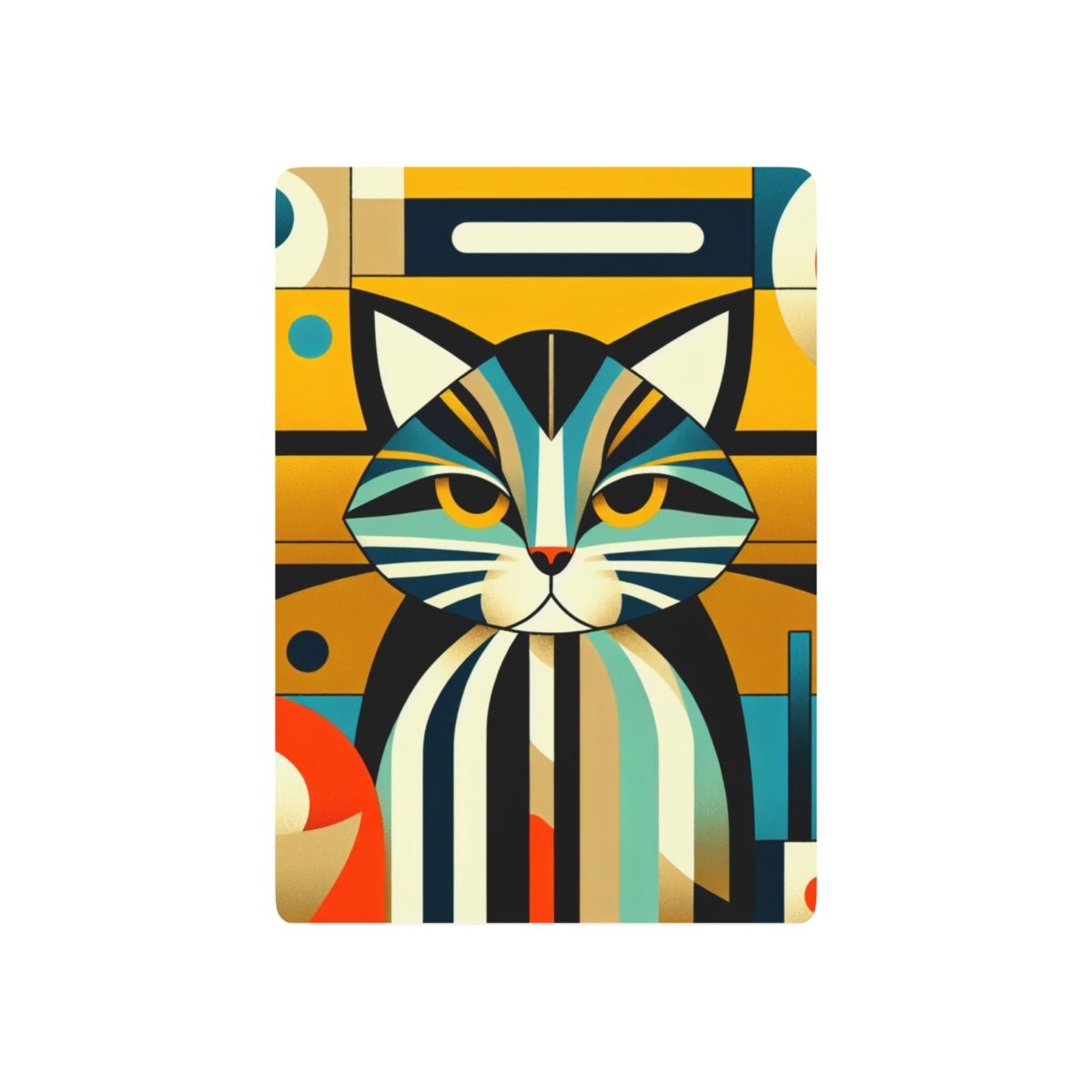 Poker Playing Cards Set - Art Deco Cat Design, Game Night Fun Gift, Collectible Deck, Modern Art Playing Cards, Unique Card Deck 27727096854856619193 Earthbound Pacific