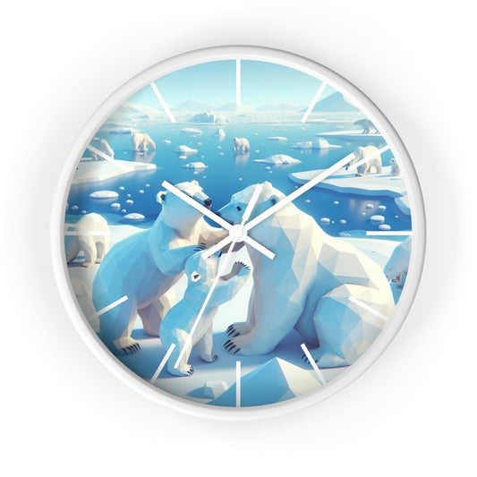 Polar Bear Wall Clock - Earthbound Pacific