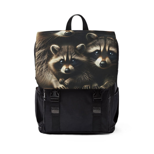 Raccoon Family Unisex Backpack - Earthbound Pacific