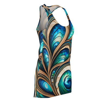 Racerback Dress - New Zealand Paua Abalone Design - Earthbound Pacific