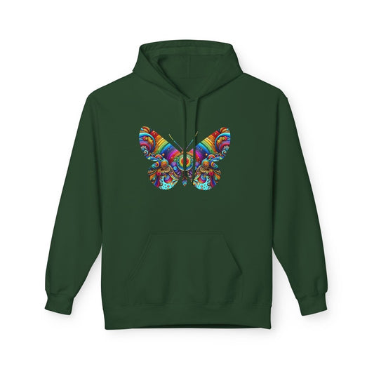 Rainbow Butterflies Hoodie, Colorful Butterfly Sweatshirt - Earthbound Pacific