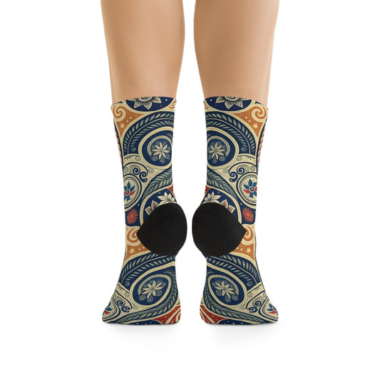 Recycled Poly Socks - Eco - Friendly New Zealand Maori Inspired 12972092822178599983 Earthbound Pacific