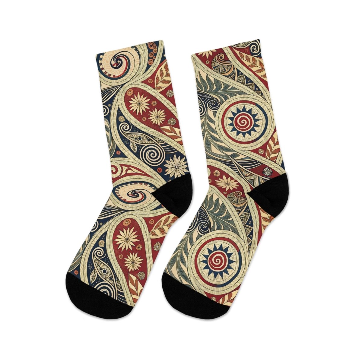 Recycled Poly Socks - Eco - Friendly New Zealand Maori Inspired 13051684836188332007 Earthbound Pacific