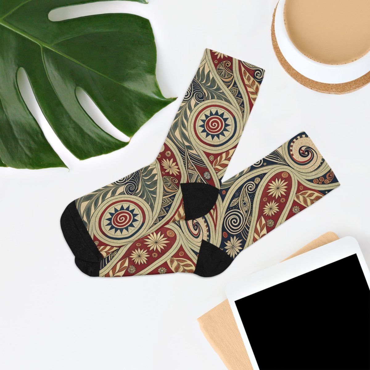 Recycled Poly Socks - Eco - Friendly New Zealand Maori Inspired 13051684836188332007 Earthbound Pacific