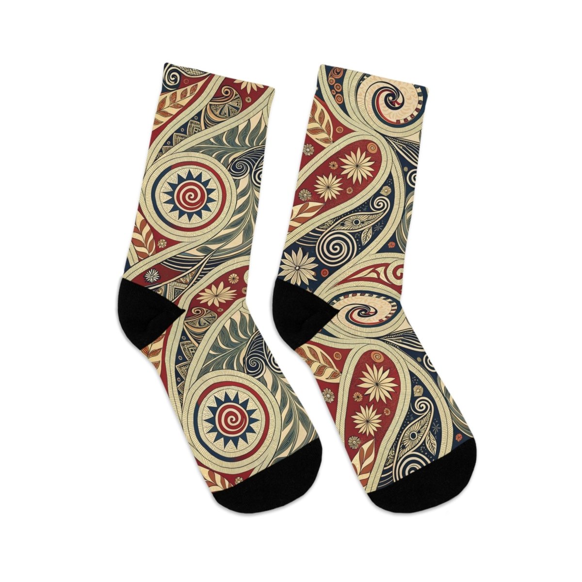 Recycled Poly Socks - Eco - Friendly New Zealand Maori Inspired 13051684836188332007 Earthbound Pacific