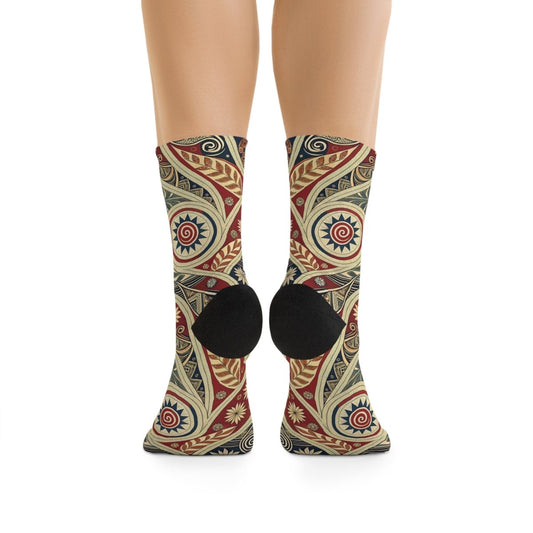 Recycled Poly Socks - Eco - Friendly New Zealand Maori Inspired 13051684836188332007 Earthbound Pacific