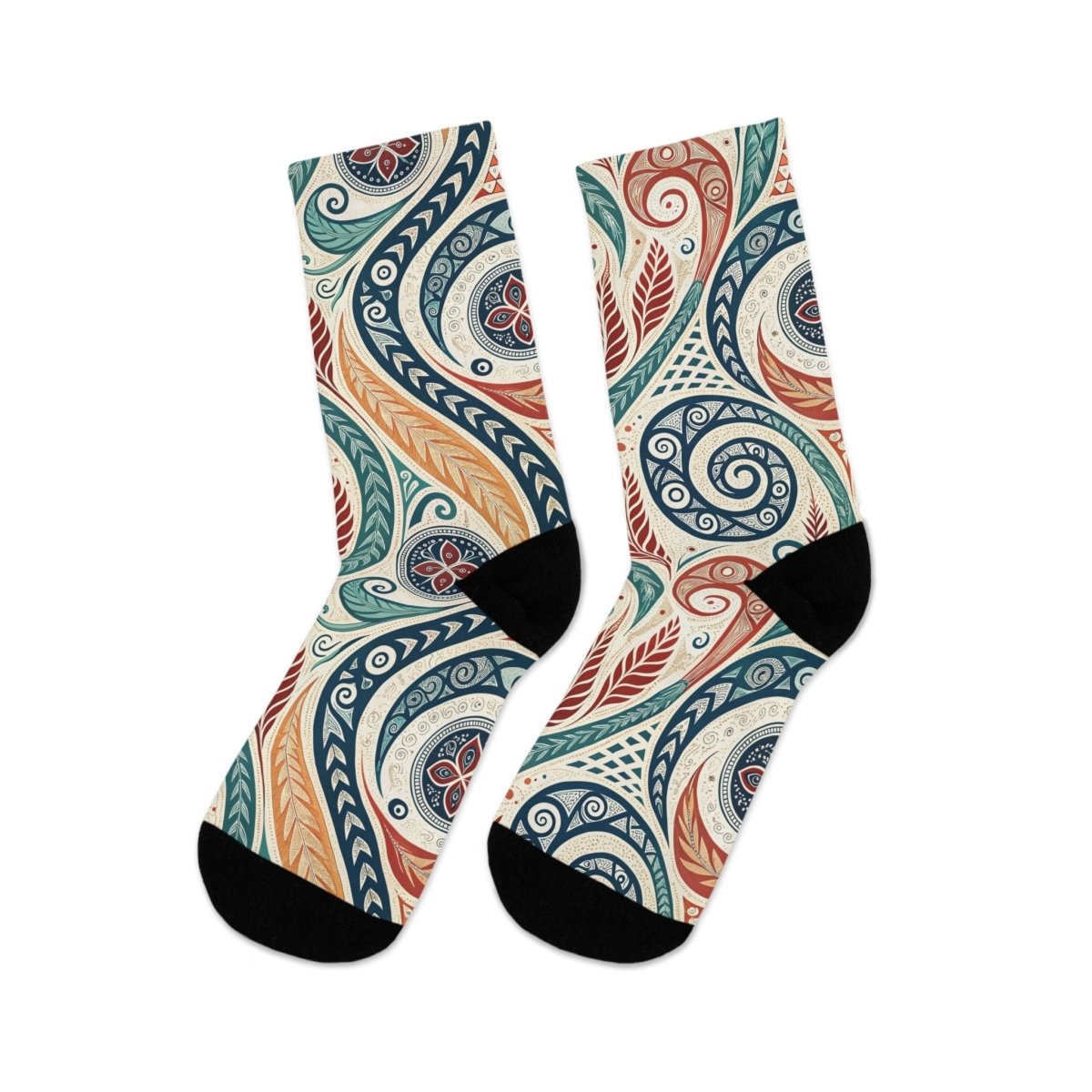 Recycled Poly Socks - Eco - Friendly New Zealand Maori Inspired 50348869873833506155 Earthbound Pacific