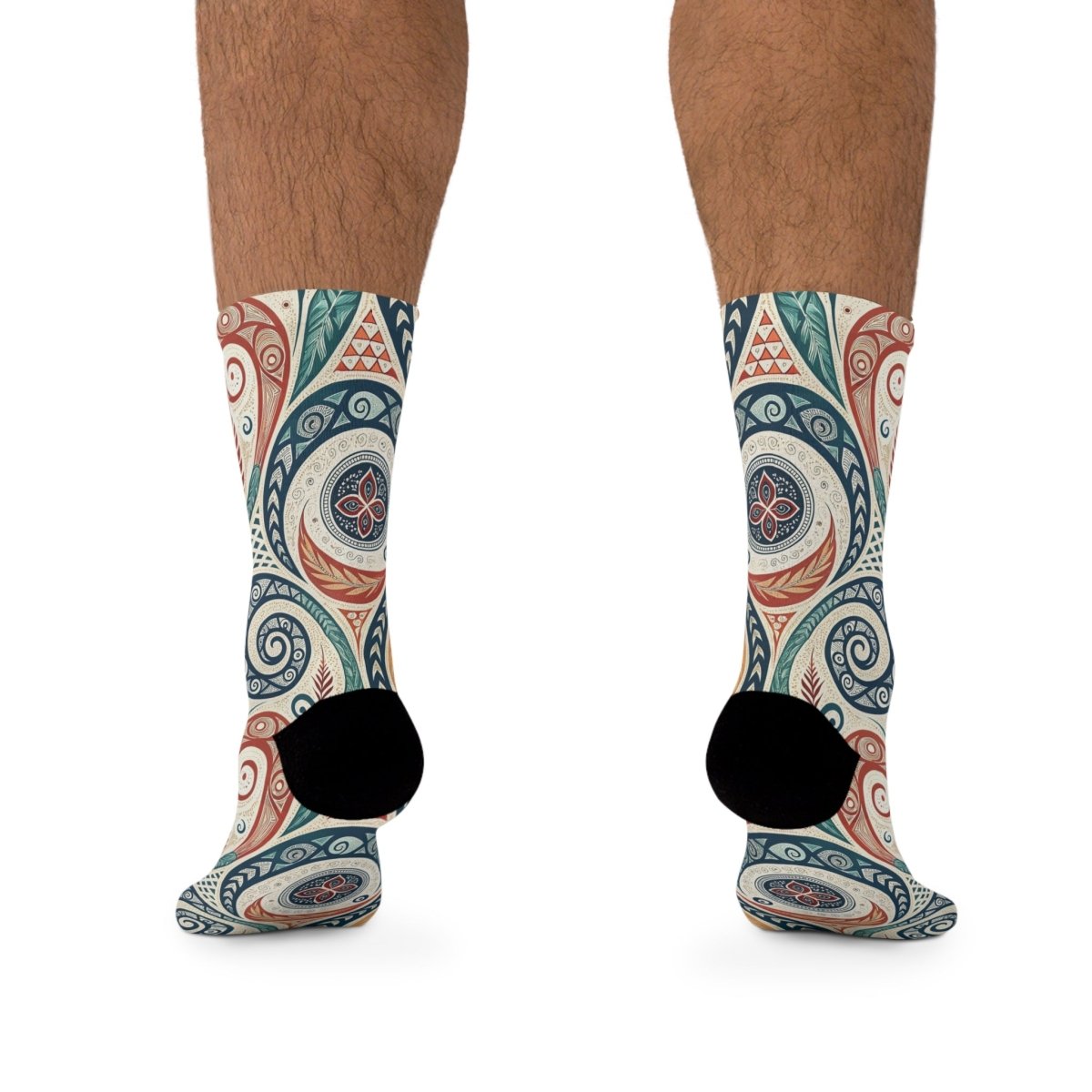 Recycled Poly Socks - Eco - Friendly New Zealand Maori Inspired 50348869873833506155 Earthbound Pacific
