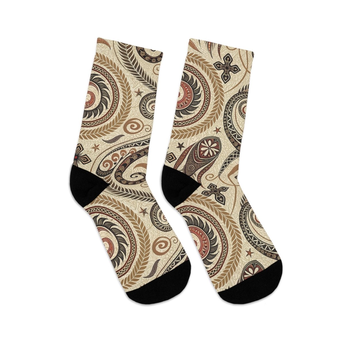 Recycled Poly Socks - Eco - Friendly New Zealand Maori Inspired 80844935468236988568 Earthbound Pacific