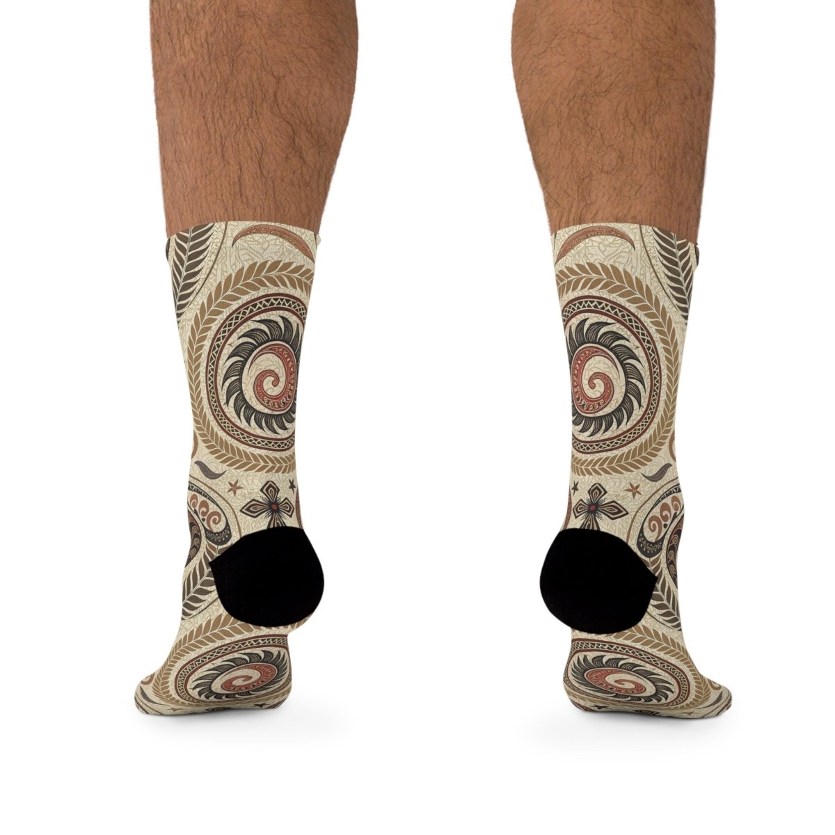 Recycled Poly Socks - Eco - Friendly New Zealand Maori Inspired 80844935468236988568 Earthbound Pacific