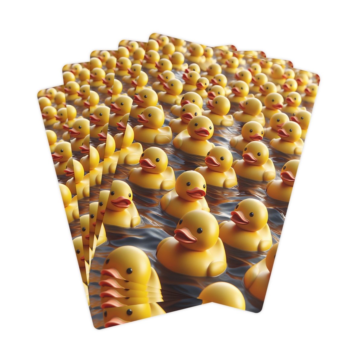 Rubber Ducks Poker Cards - Fun and Whimsical Playing Deck for Game Night, Card Game Enthusiasts, Gift for Gamers, Unique Poker Set, Family - Earthbound Pacific