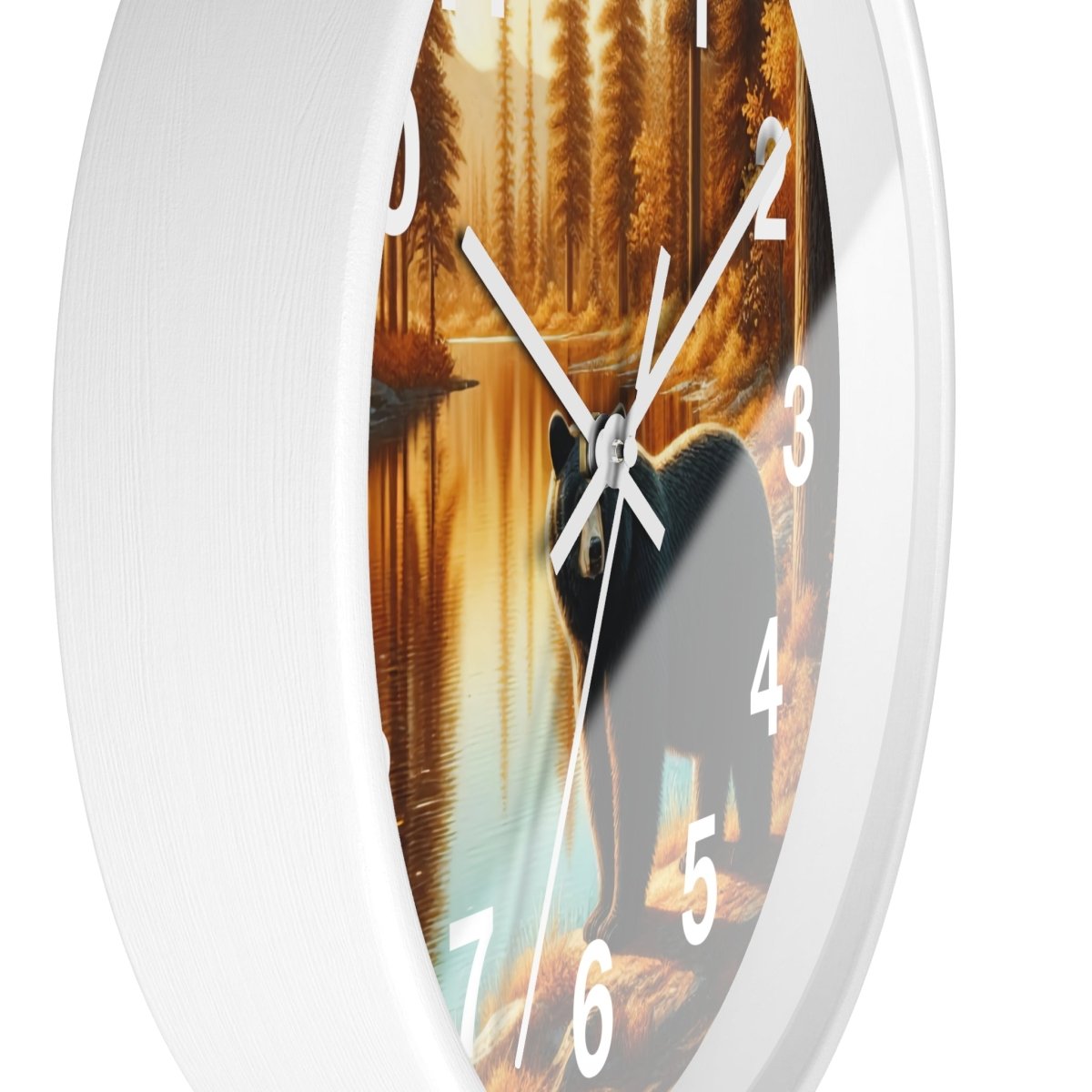 Rustic Bear Wall Clock - Nature Inspired Decor for Cabin and Home 12659824509876921886 Earthbound Pacific