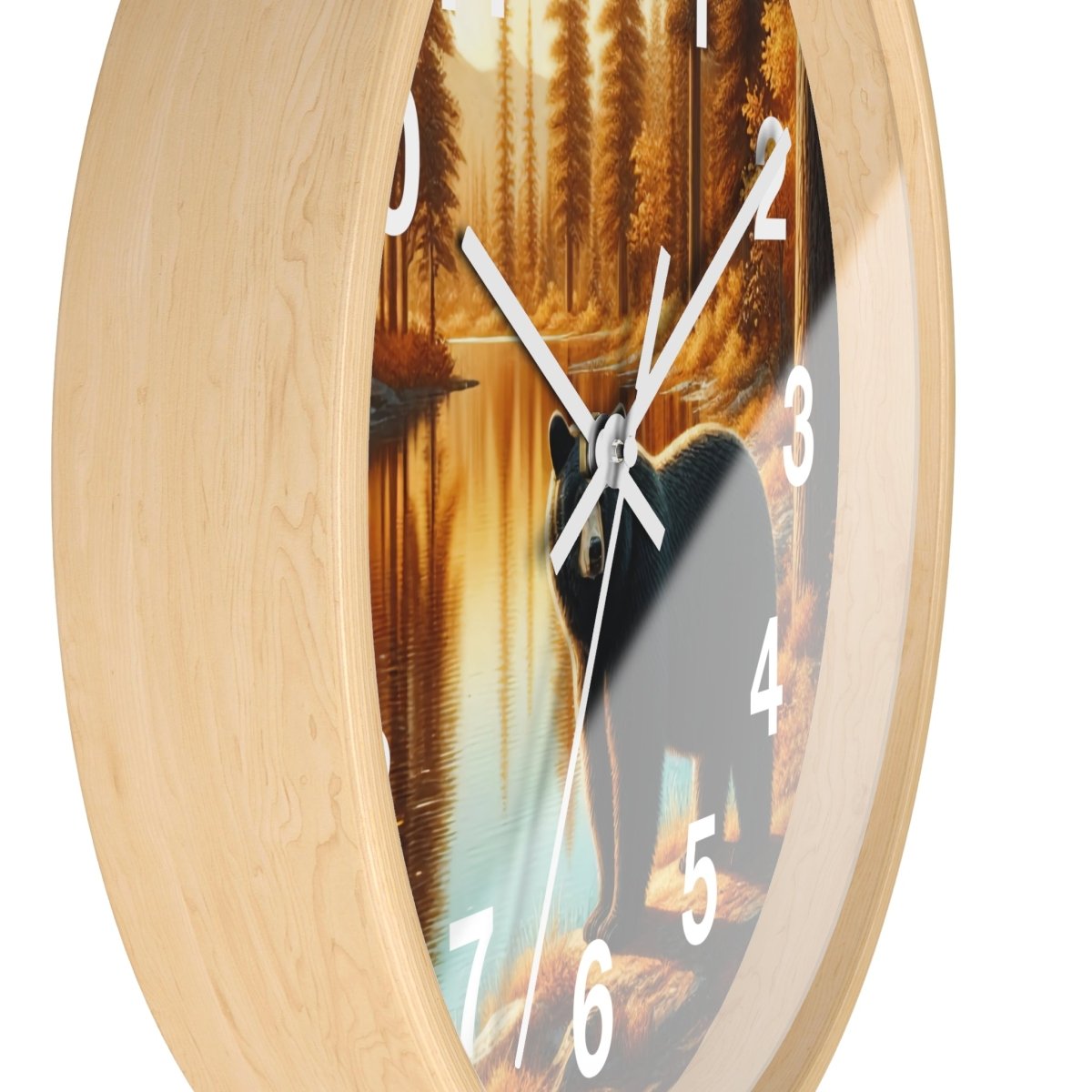 Rustic Bear Wall Clock - Nature Inspired Decor for Cabin and Home 12659824509876921886 Earthbound Pacific