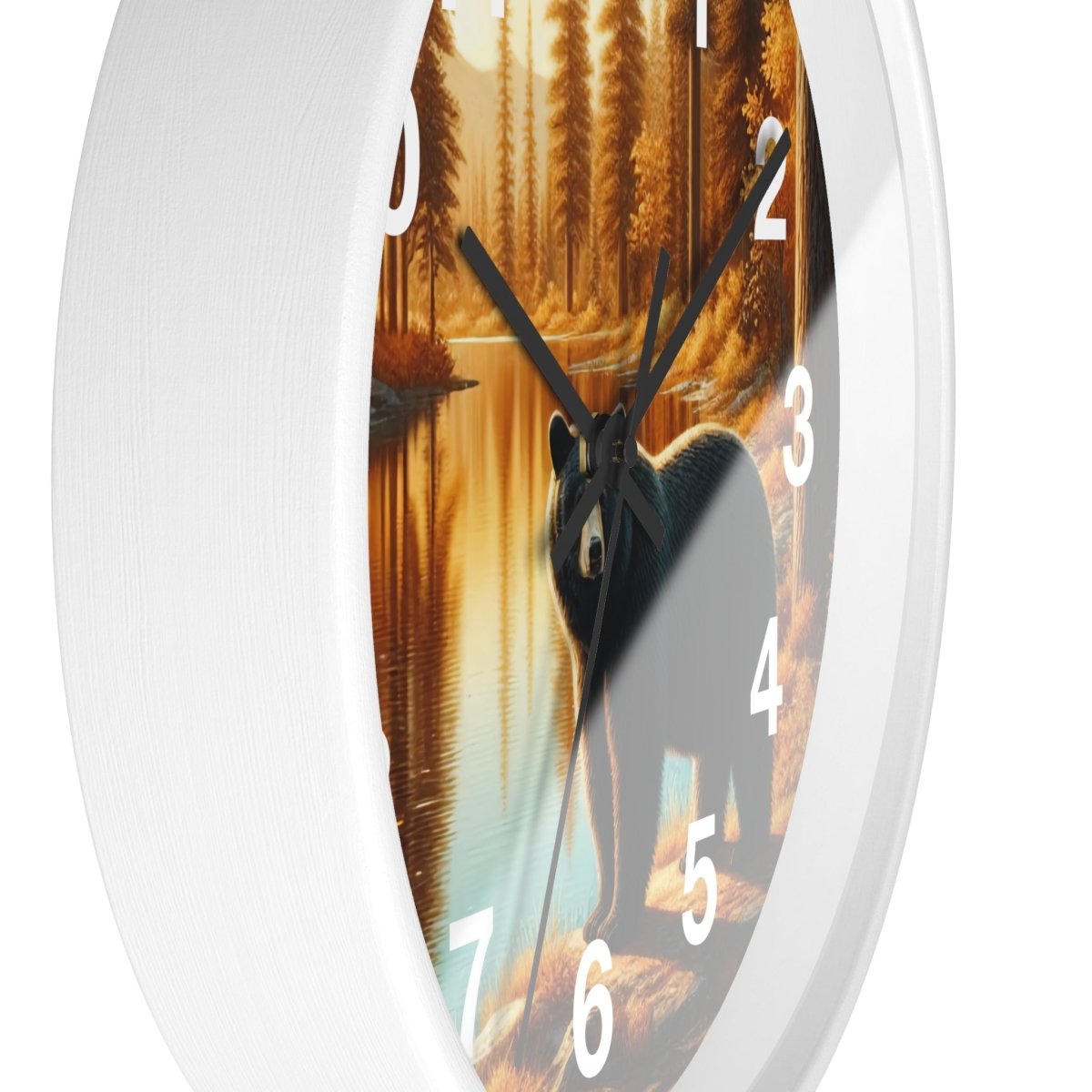 Rustic Bear Wall Clock - Nature Inspired Decor for Cabin and Home 12659824509876921886 Earthbound Pacific