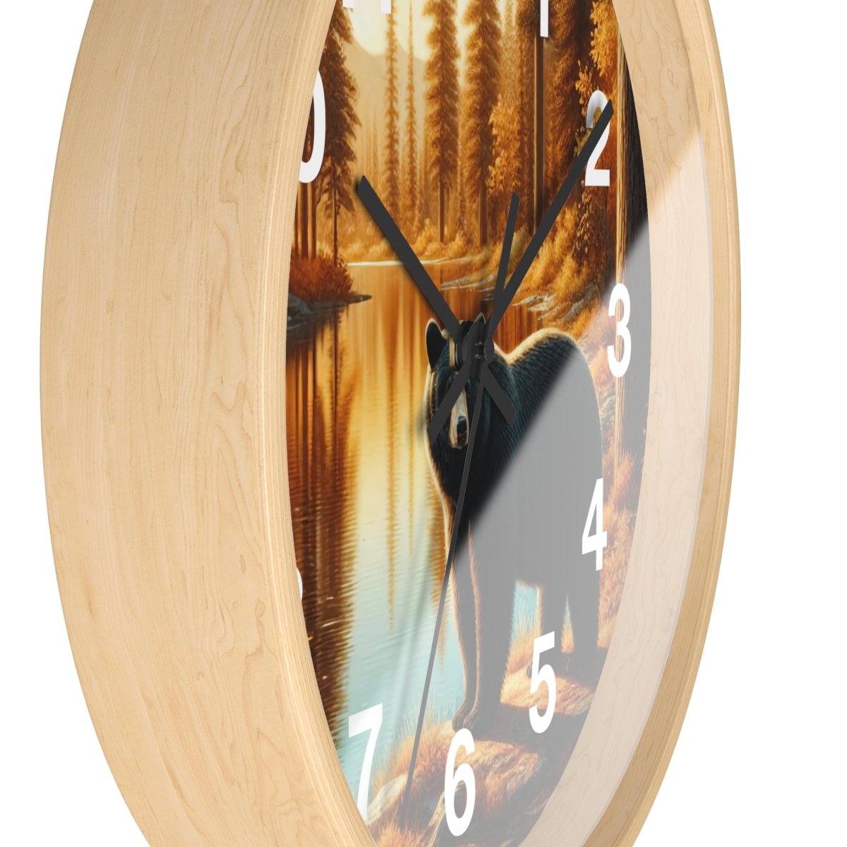 Rustic Bear Wall Clock - Nature Inspired Decor for Cabin and Home 12659824509876921886 Earthbound Pacific