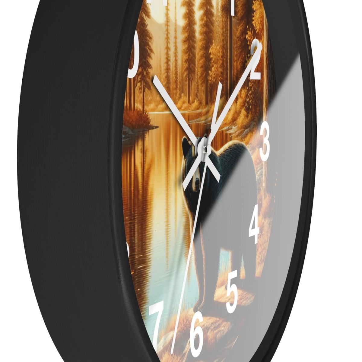 Rustic Bear Wall Clock - Nature Inspired Decor for Cabin and Home 12659824509876921886 Earthbound Pacific