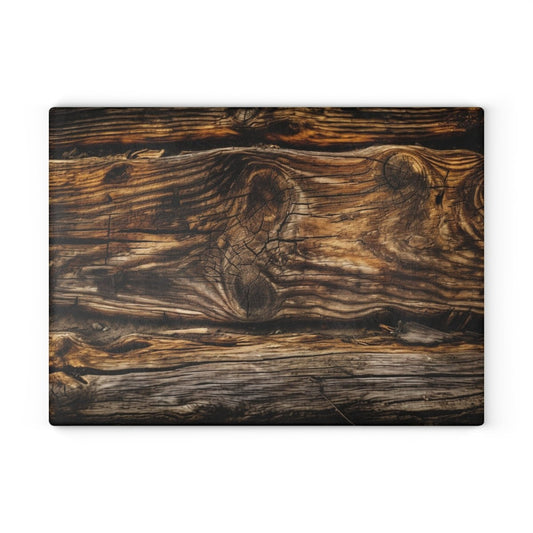 Rustic Wood Design Glass Cutting Board - Perfect Gift for Chefs and Home Cooks 32607285886023153426 Earthbound Pacific