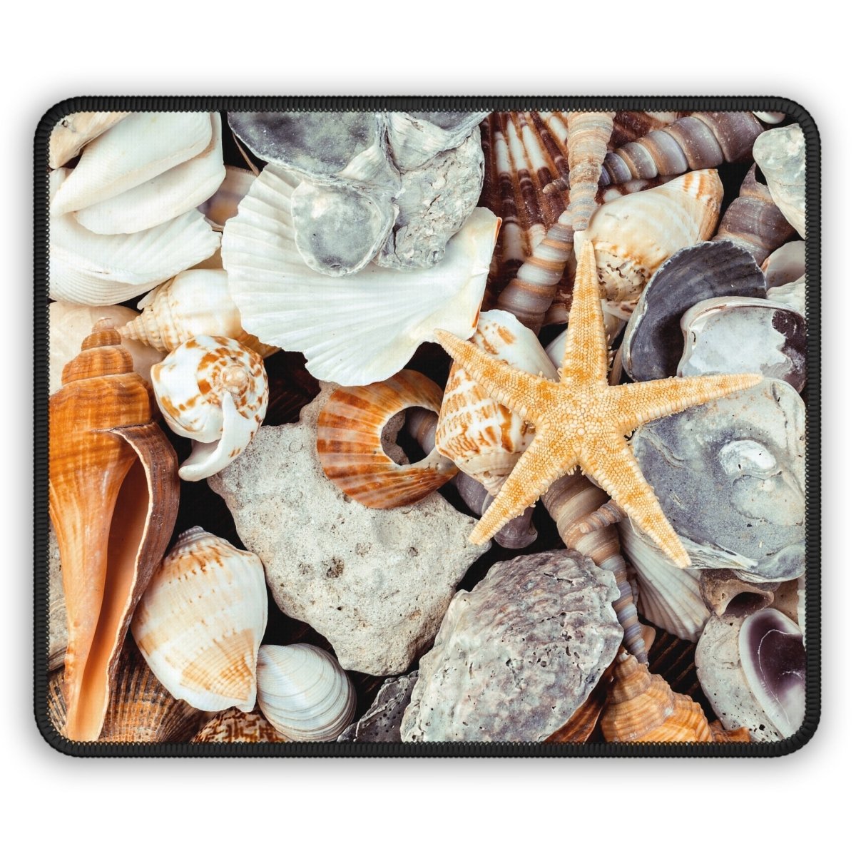 Seashells Gaming Mouse Pad - Coastal Decor for Gamers 78303980517040975389 Earthbound Pacific