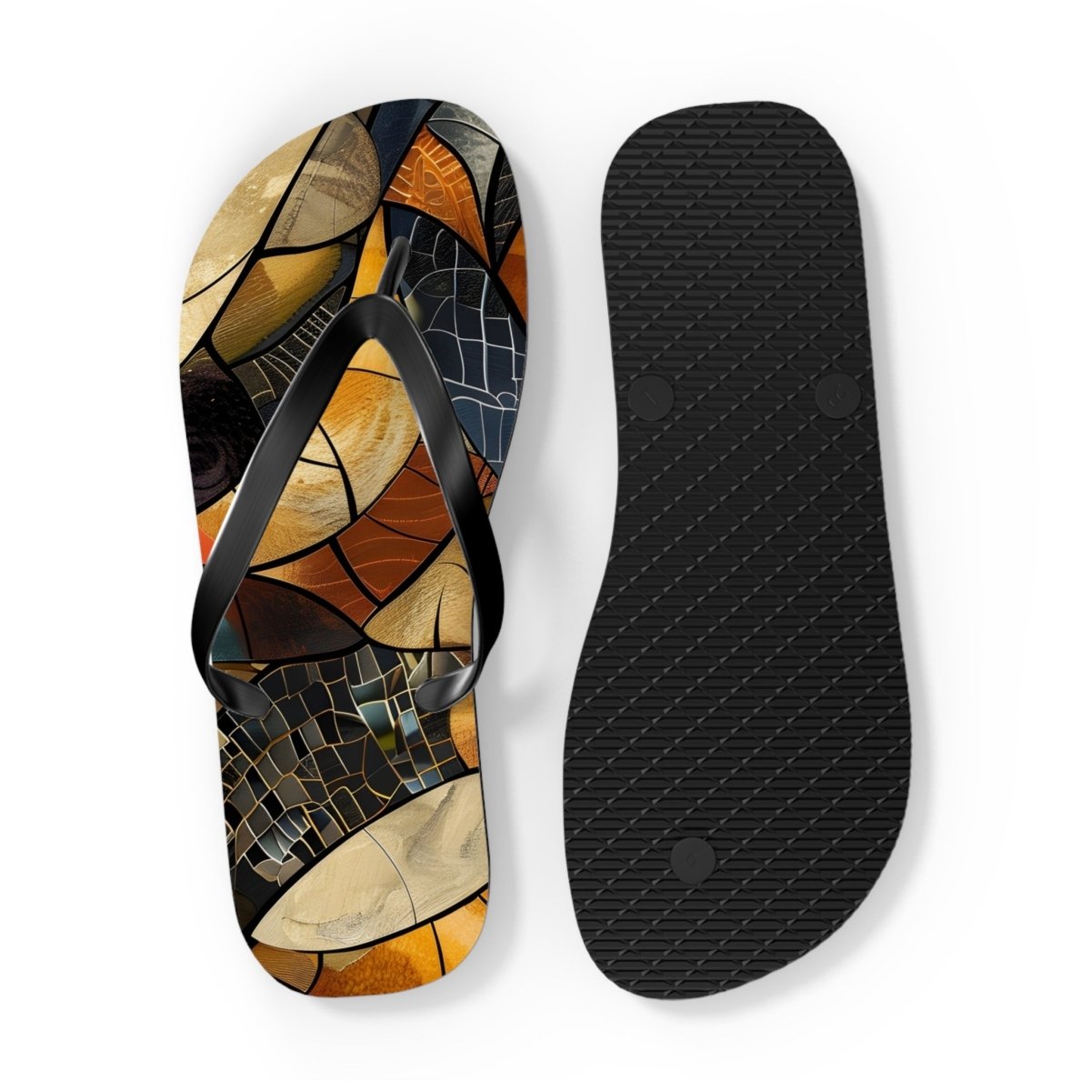 Shattered Amber Design Flip Flops 29480691681178558419 Earthbound Pacific