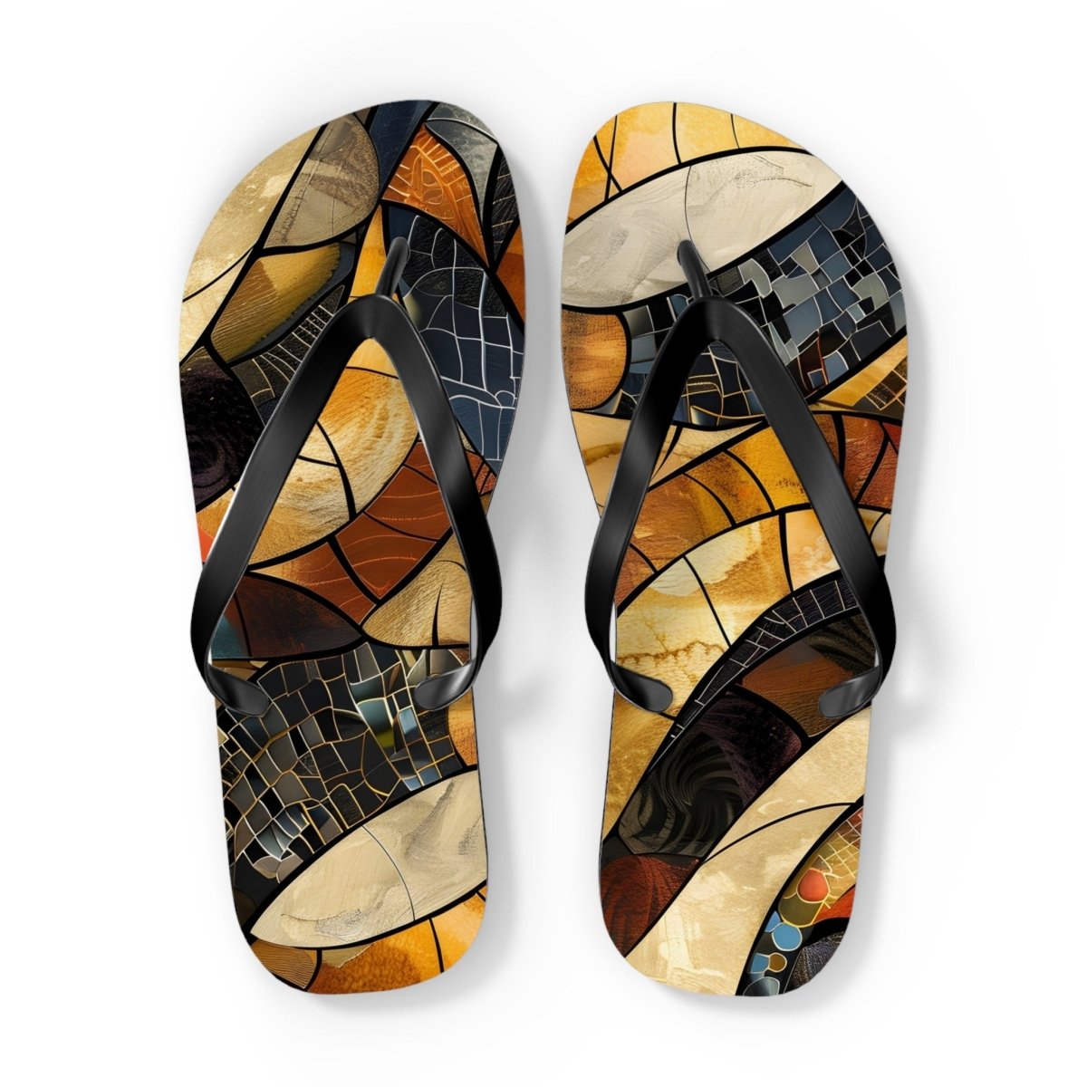 Shattered Amber Design Flip Flops 29480691681178558419 Earthbound Pacific