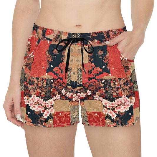 Shorts Japanese Cherry Blossom Inspired - Earthbound Pacific