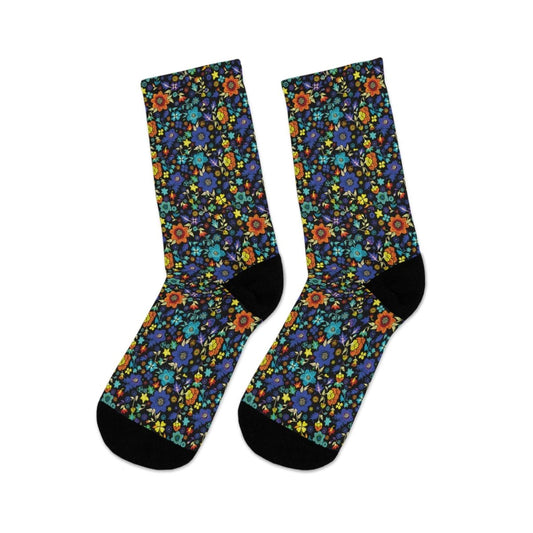 Socks - Bohemian Bloom Collection Eco - Friendly Recycled Poly 30463074779133764796 Earthbound Pacific