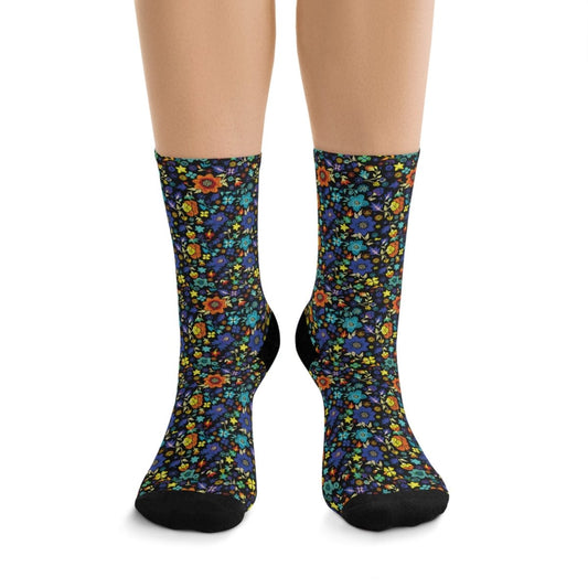 Socks - Bohemian Bloom Collection Eco - Friendly Recycled Poly 30463074779133764796 Earthbound Pacific