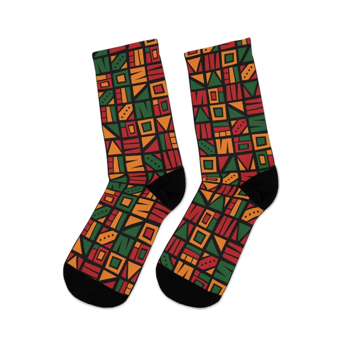 Socks - Heritage Mosaic Tribal Eco - Friendly Recycled Poly 19497517409972202268 Earthbound Pacific