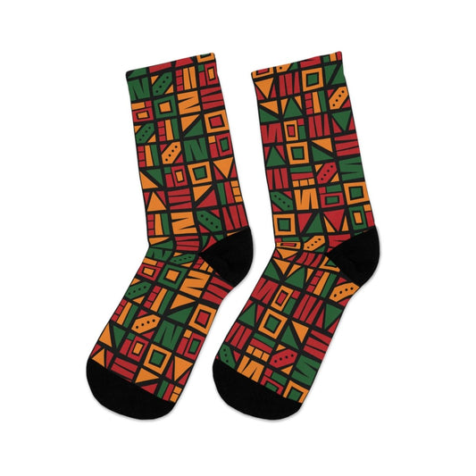 Socks - Heritage Mosaic Tribal Eco - Friendly Recycled Poly 19497517409972202268 Earthbound Pacific