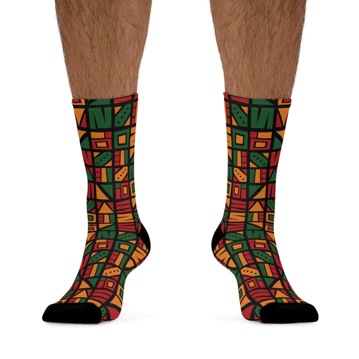 Socks - Heritage Mosaic Tribal Eco - Friendly Recycled Poly 19497517409972202268 Earthbound Pacific