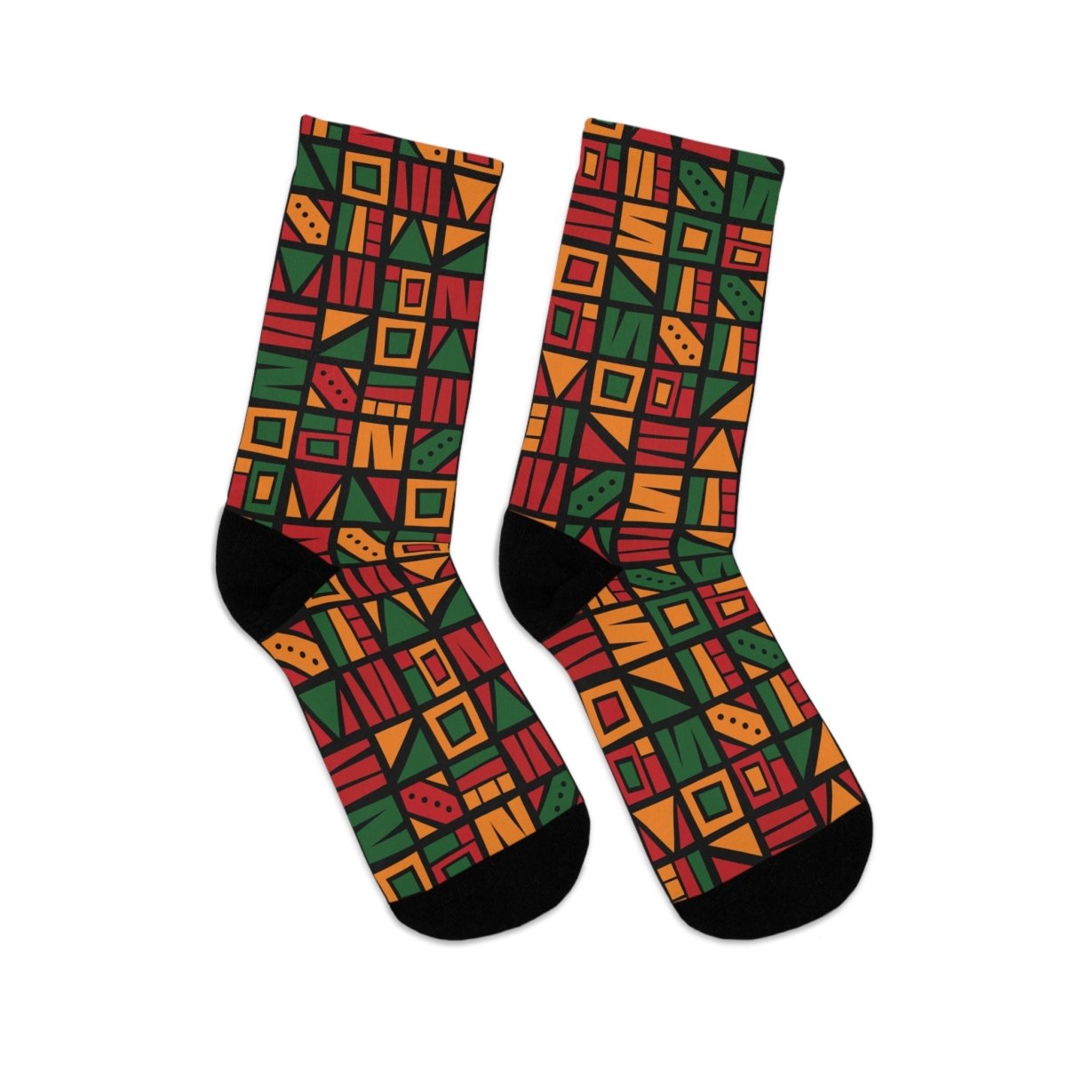 Socks - Heritage Mosaic Tribal Eco - Friendly Recycled Poly 19497517409972202268 Earthbound Pacific