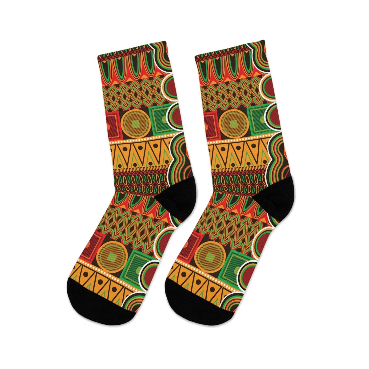 Socks - Kente - Inspired Eco - Friendly Recycled Poly Collection 27786699886145859715 Earthbound Pacific