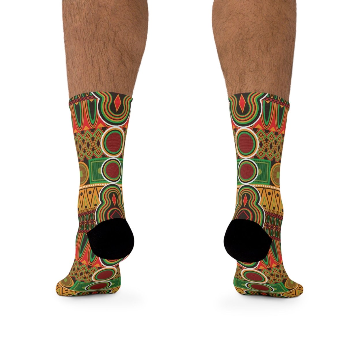 Socks - Kente - Inspired Eco - Friendly Recycled Poly Collection 27786699886145859715 Earthbound Pacific