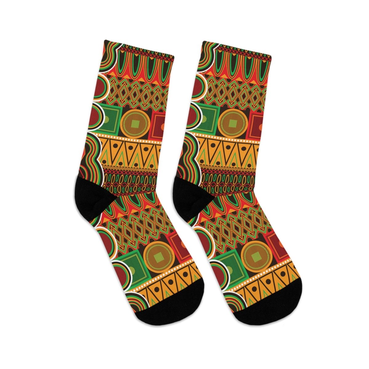 Socks - Kente - Inspired Eco - Friendly Recycled Poly Collection 27786699886145859715 Earthbound Pacific