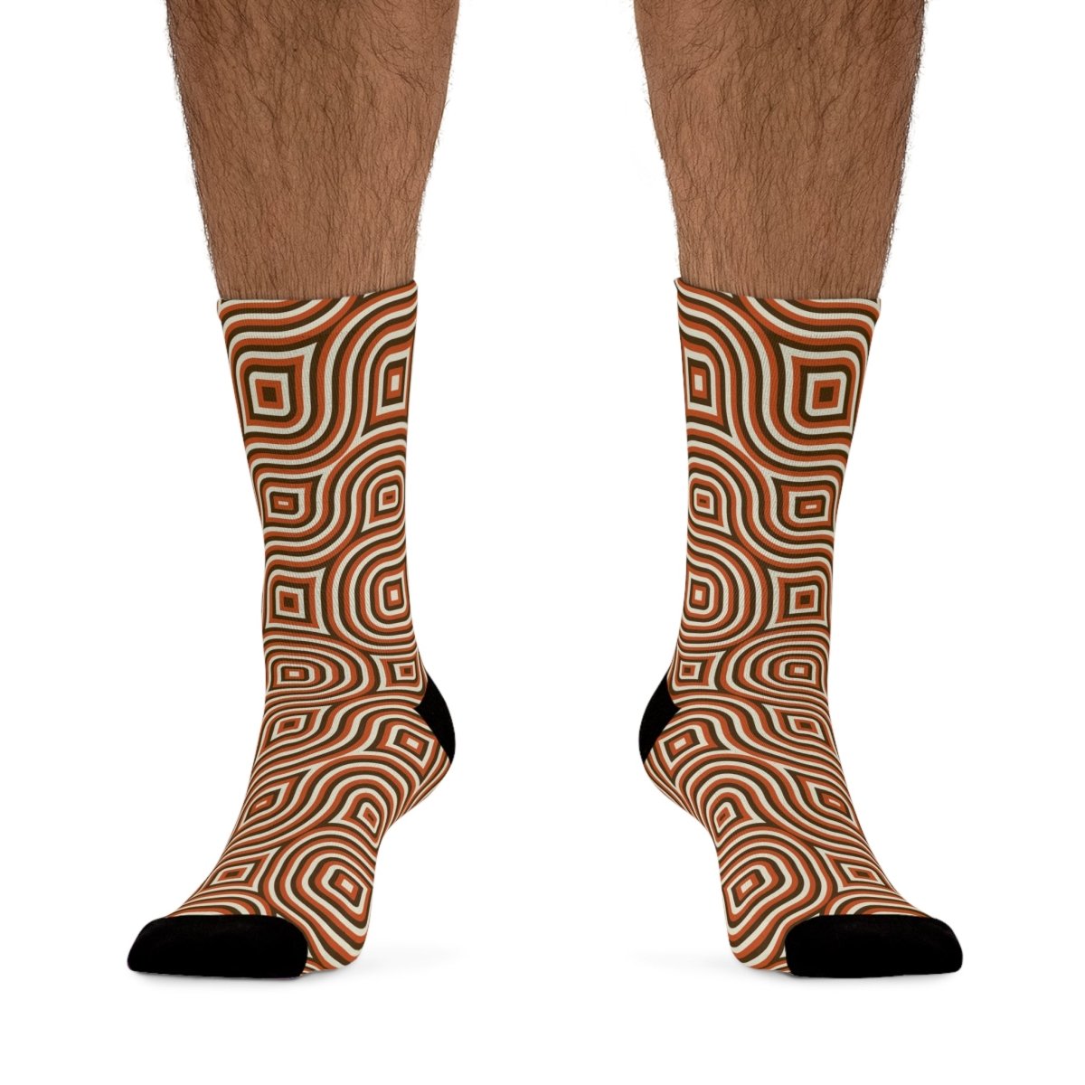 Socks - Mod Maze - Recycled Poly Funky Sock Gift Eco - Friendly - Retro Collection 25026719668669361659 Earthbound Pacific