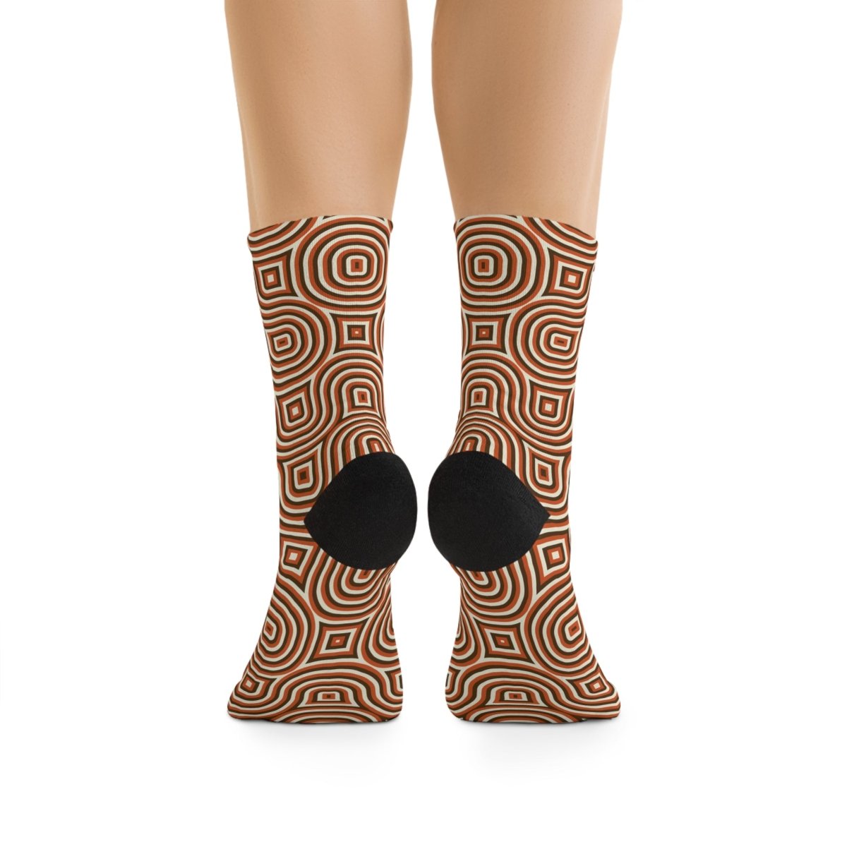 Socks - Mod Maze - Recycled Poly Funky Sock Gift Eco - Friendly - Retro Collection 25026719668669361659 Earthbound Pacific