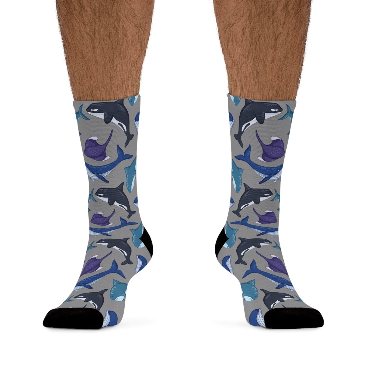 Socks - Pod Squad Recycled Poly - Ocean Sea Life Collection 33740702854617781945 Earthbound Pacific