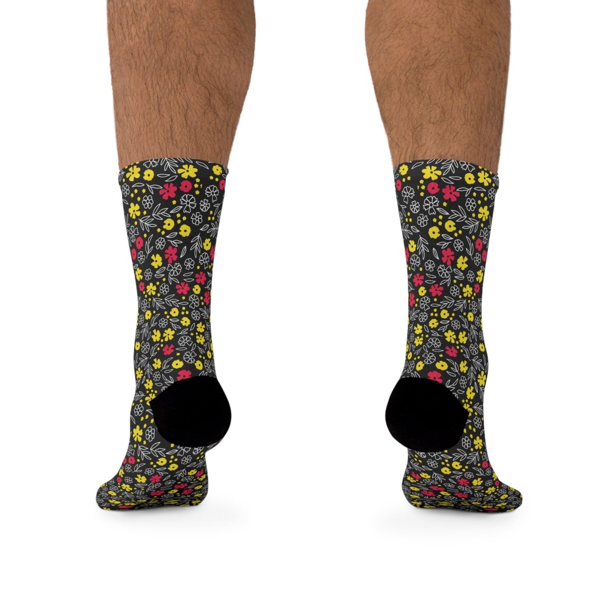 Socks - Pop Meadow Floral Collection Eco - Friendly Recycled Poly 71826718162513096315 Earthbound Pacific