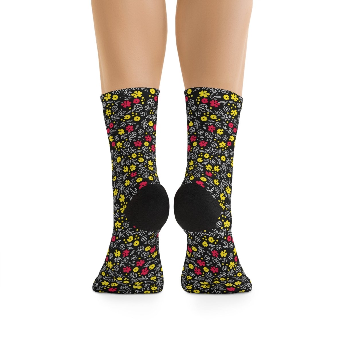 Socks - Pop Meadow Floral Collection Eco - Friendly Recycled Poly 71826718162513096315 Earthbound Pacific