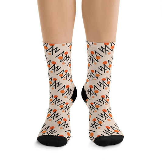 Socks - Stylish Tribal Inspired Recycled Poly Socks 40659824985743582585 Earthbound Pacific