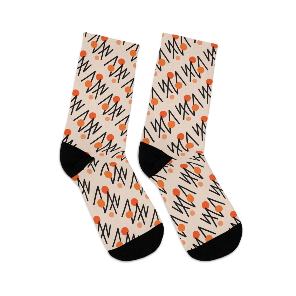Socks - Stylish Tribal Inspired Recycled Poly Socks 40659824985743582585 Earthbound Pacific