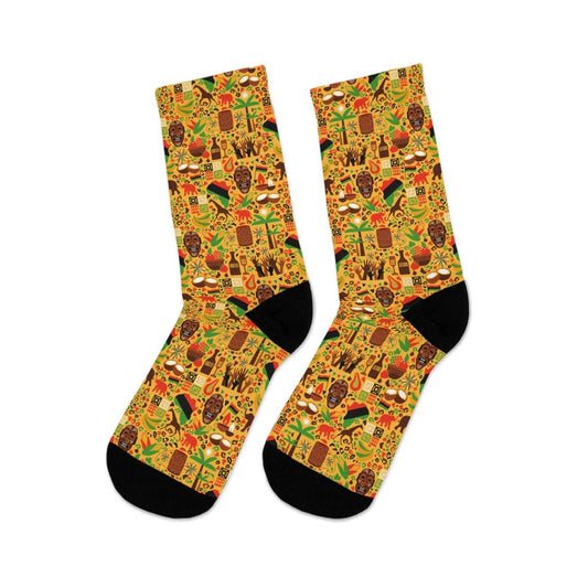 Socks Tribal Rhapsody Collection Tribal Eco - Friendly Recycled Poly 10598126434682725626 Earthbound Pacific