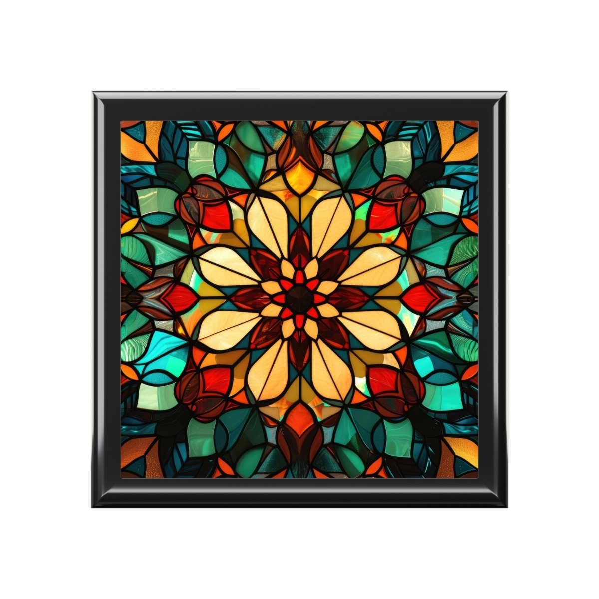 Stained Glass Floral Jewelry Box – Elegant Storage for Jewelry Lovers 98176353813196063031 Earthbound Pacific