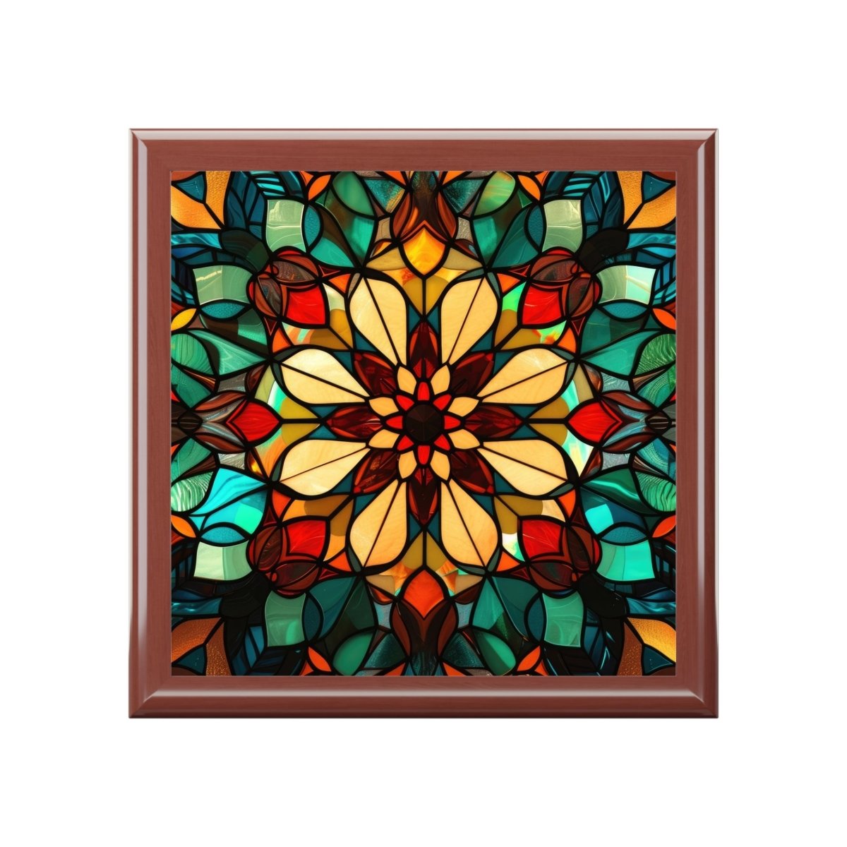 Stained Glass Floral Jewelry Box – Elegant Storage for Jewelry Lovers 13635689160495453833 Earthbound Pacific