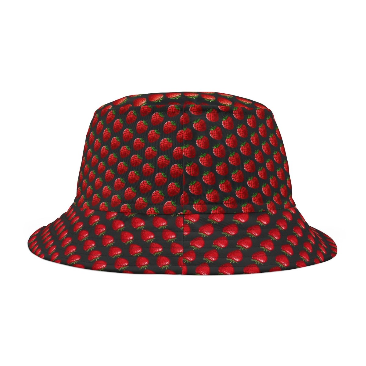 Strawberry Design Bucket Hat - Cute Fruit Print Cap for Summer, Fun Sun Protection Accessory, Trendy Beach Headwear, Fashionable Berry 14996335425702098243 Earthbound Pacific