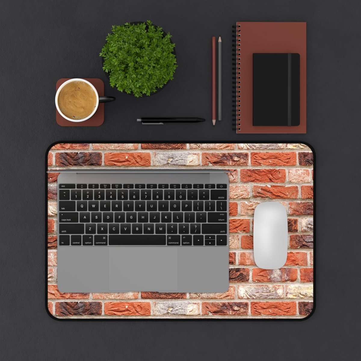 Stylish Brick Pattern Desk Mat - Modern Office Decor 20480577243829794432 Earthbound Pacific