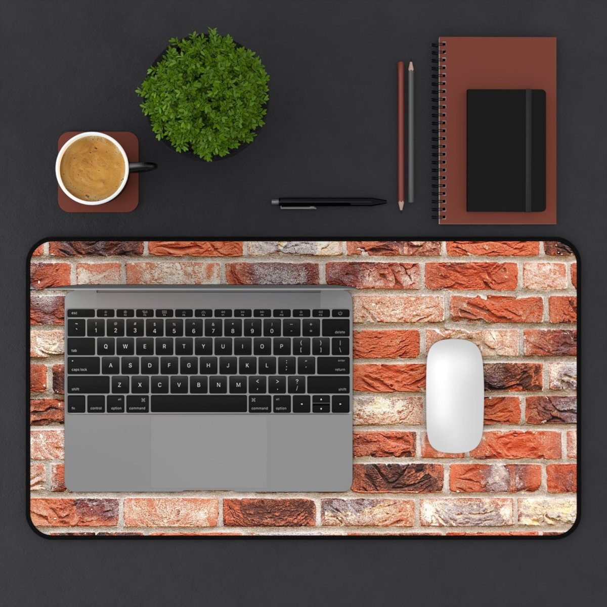 Stylish Brick Pattern Desk Mat - Modern Office Decor 20480577243829794432 Earthbound Pacific