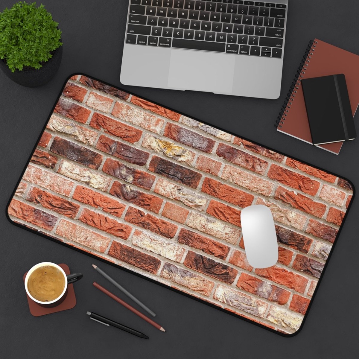 Stylish Brick Pattern Desk Mat - Modern Office Decor 20480577243829794432 Earthbound Pacific