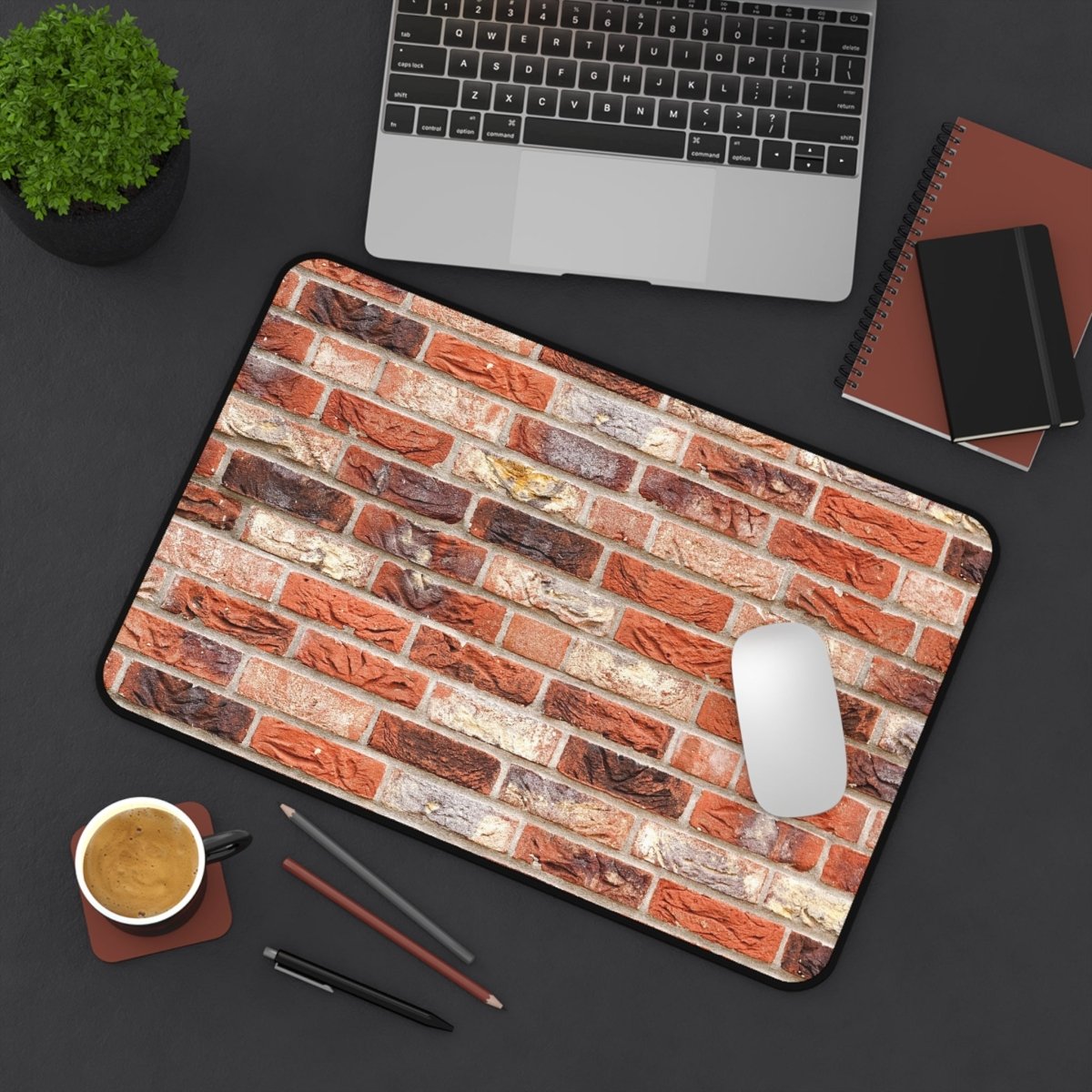 Stylish Brick Pattern Desk Mat - Modern Office Decor 20480577243829794432 Earthbound Pacific