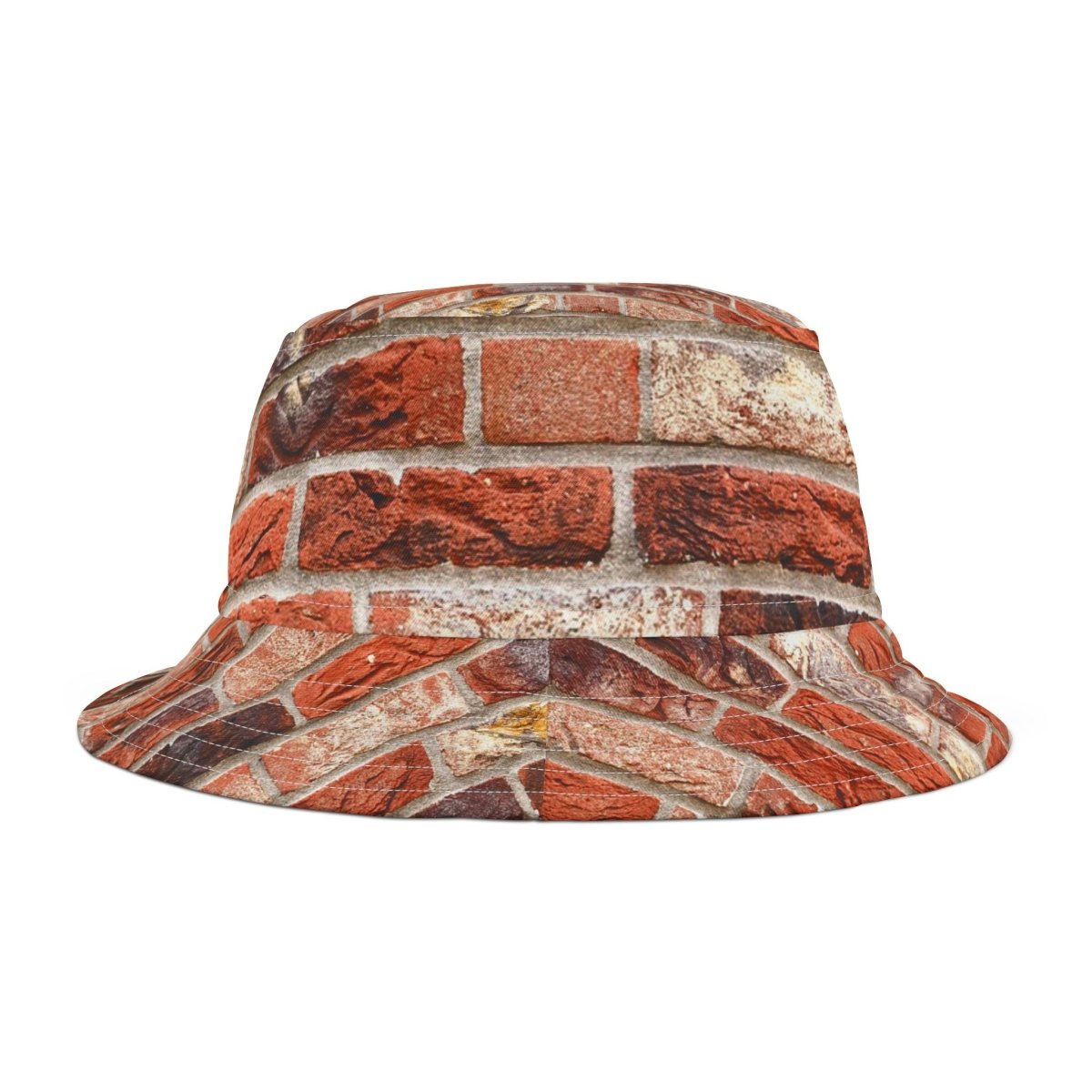 Stylish Brick Wall Pattern Bucket Hat - Trendy Summer Accessory 23564362928807843512 Earthbound Pacific